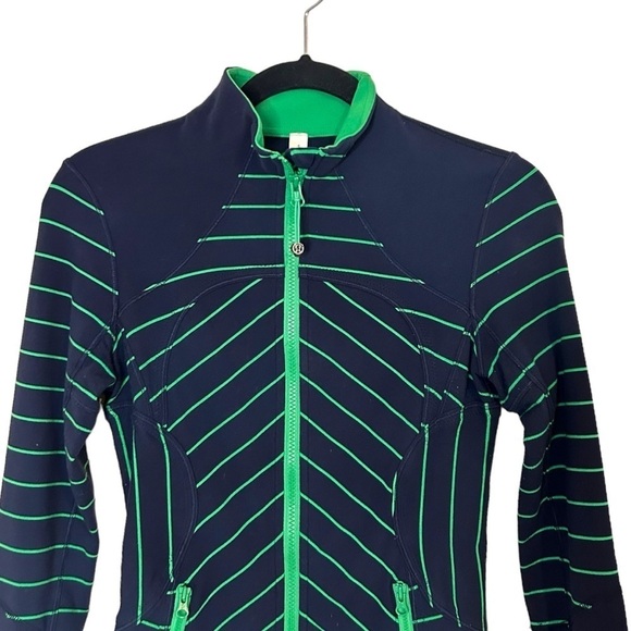 Lululemon Forme Jacket *Cuffins Slalom Stripe Inkwell / Inkwell - Picture 11 of 16